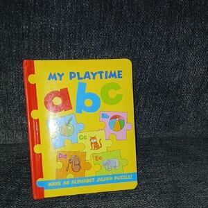 My Playtime ABC Puzzle Book - Yellow and Red